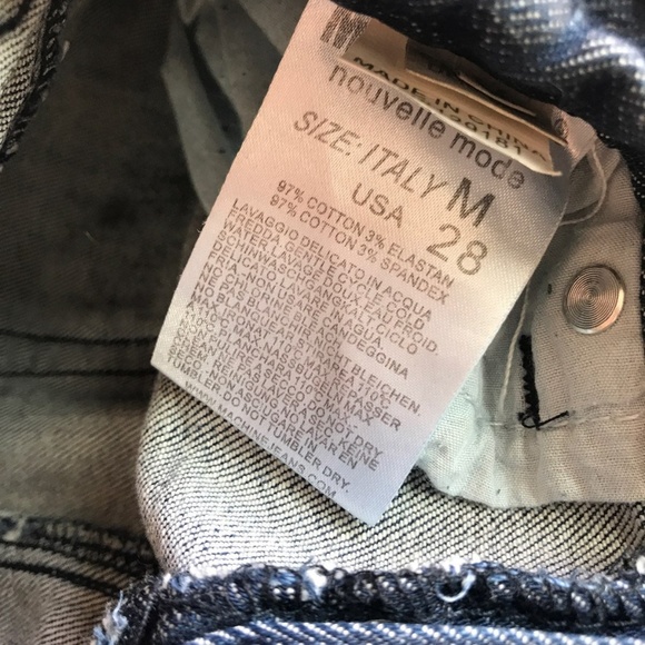 MACHINE JEANS MINI SKIRT SZ 28 M - Picture 3 of 3